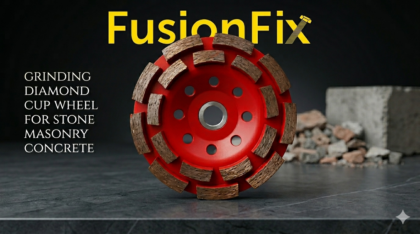 FusionFix Diamond Cup Wheel Double Row 115mm