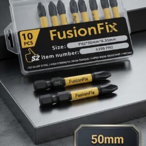 Fusionfix Impact PH2 Bits 50mm x 10