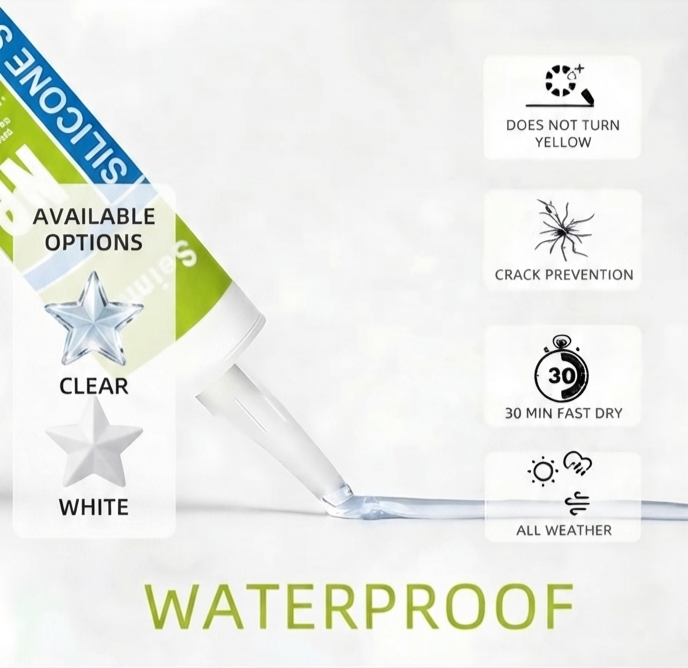 Silicon Sealant Clear 300ml